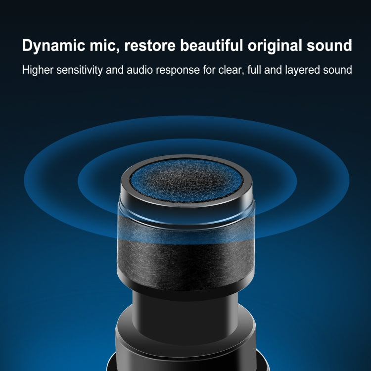 PULUZ UHF Wireless Dynamic Microphone with LED Display