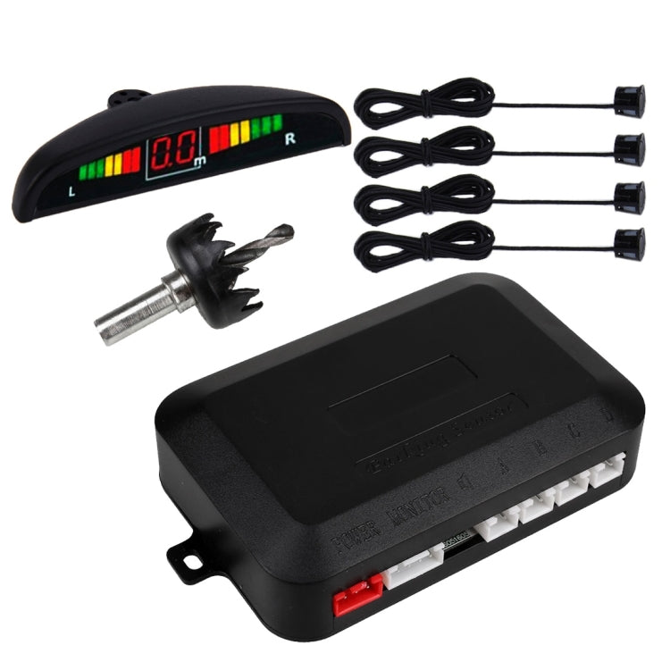 Car Reverse Buzzer with 4 LED Sensors