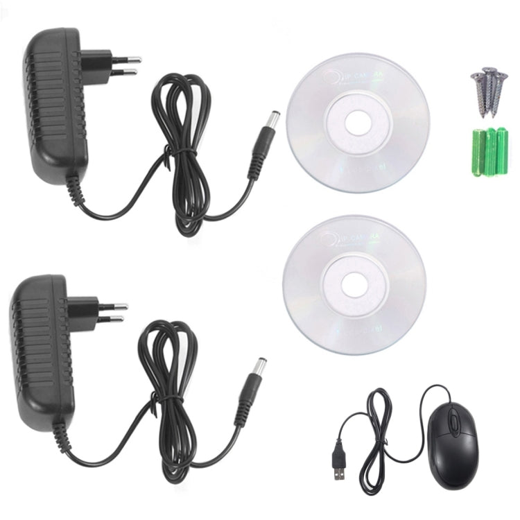 Kit NVR de Cámara IP Tipo Bala de 4 Canales H.264 720P HD Visión Nocturna IR de 30 M