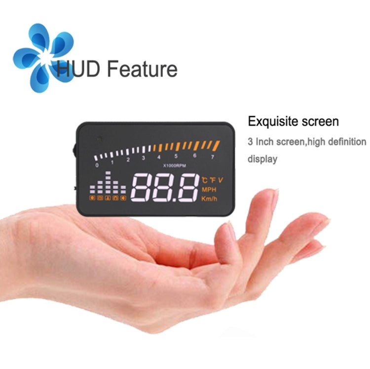 3-inch speed display with OBDII EOBDV system