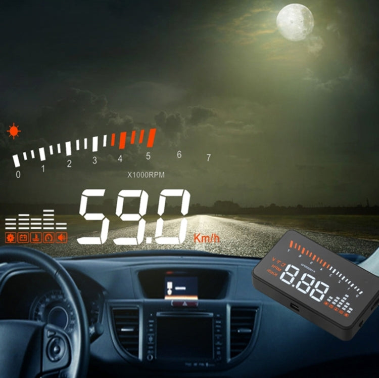 3-inch speed display with OBDII EOBDV system