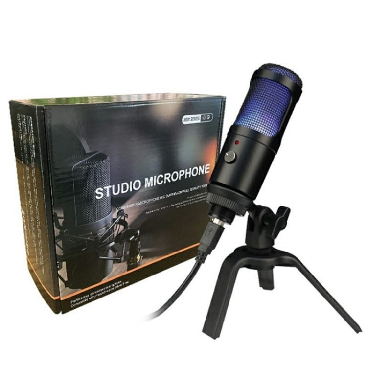 A6 USB Recording Microphone for Laptop with RGB Light