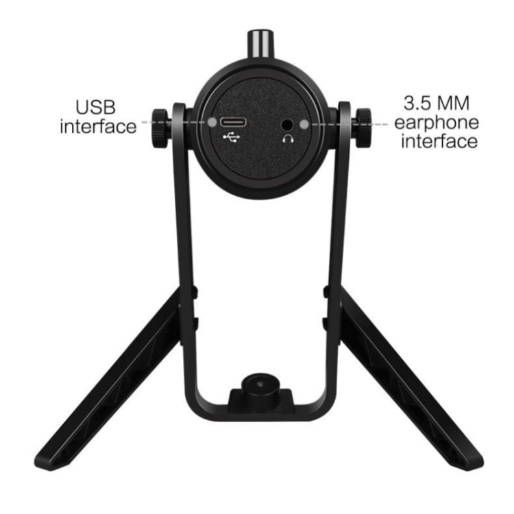 MU900 Max Multi-Purpose Condenser Microphone with Desktop Stand and RGB Light