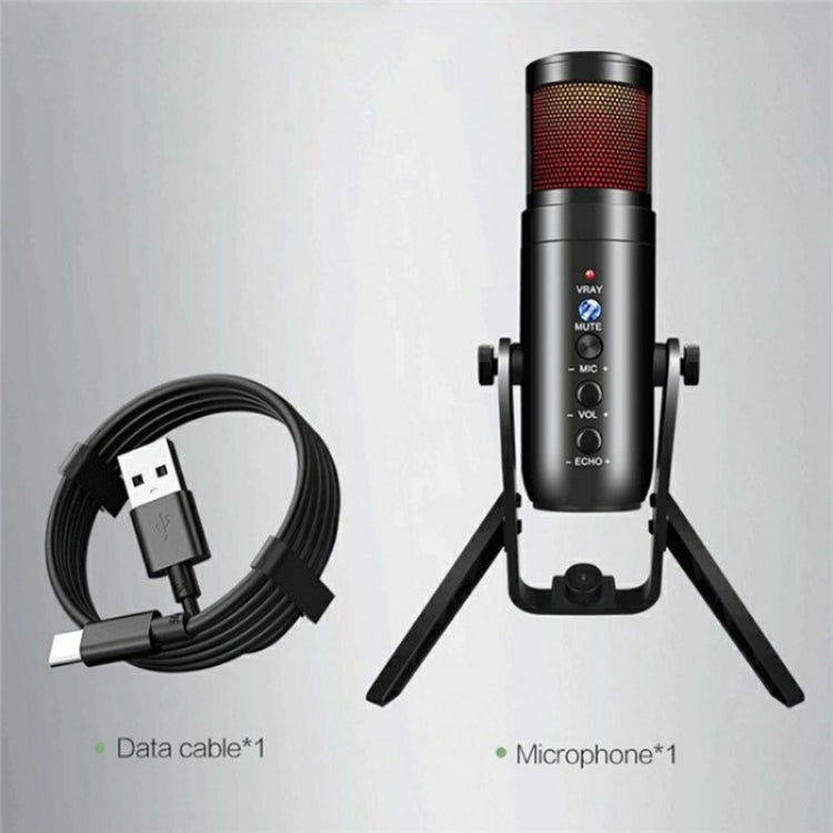 MU900 Max Multi-Purpose Condenser Microphone with Desktop Stand and RGB Light