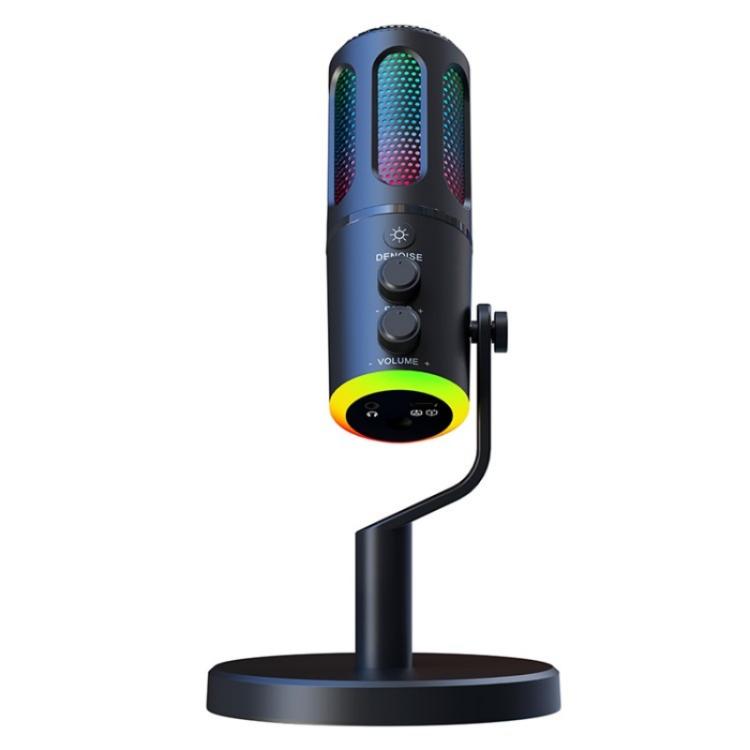 SU8 RGB Desktop Microphone with Noise Reduction for Recording and Gaming
