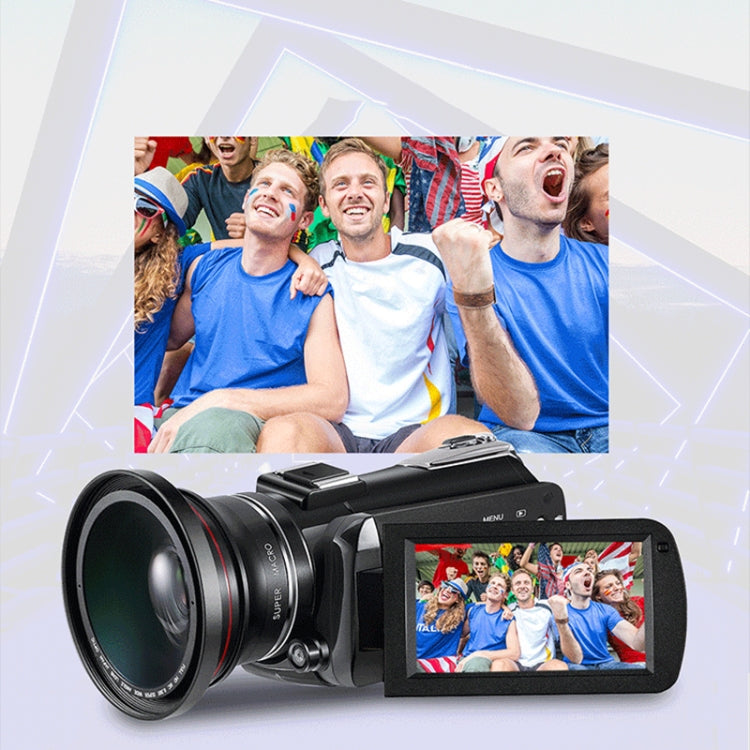 4K HD Camcorder Night Vision WiFi 12X Optical Zoom Digital Video DV ORDRO AC5