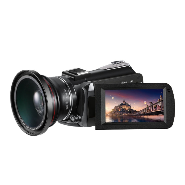 4K HD Camcorder Night Vision WiFi 12X Optical Zoom Digital Video DV ORDRO AC5