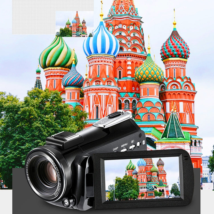 4K HD Camcorder Night Vision WiFi 12X Optical Zoom Digital Video DV ORDRO AC5