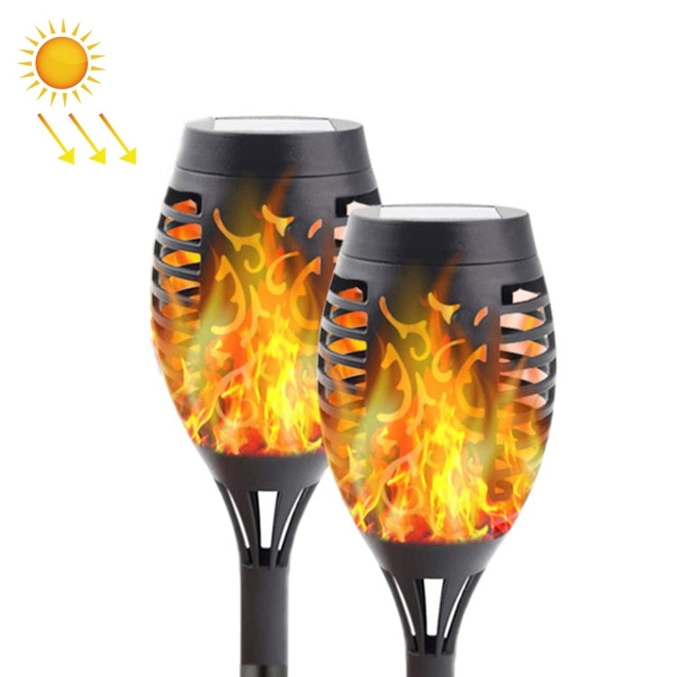 Lampara Set 2 Uds Llama Solar Impermeable