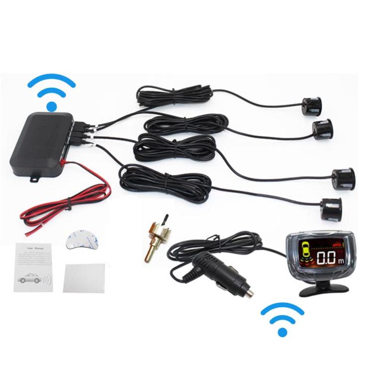 Universal Wireless Reverse Radar with LED Display and Automatic Alarm PZ312W