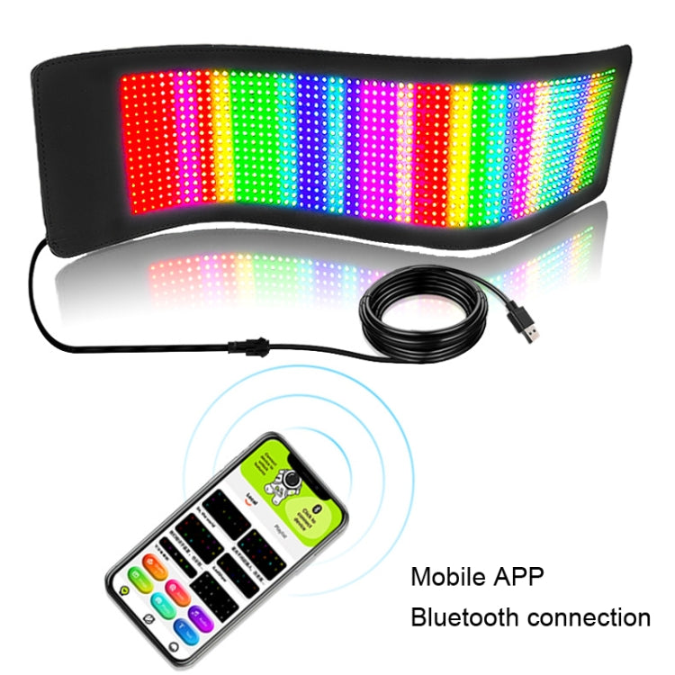 Flexible LED Display with Bluetooth Connection and Mobile App