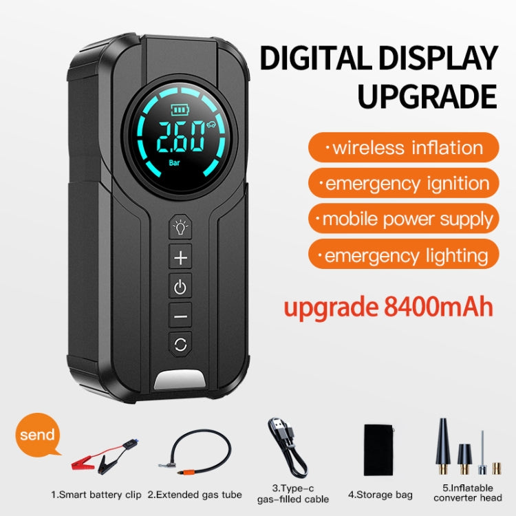 Emergency Start Power Supply Air Pump All-in-One Machine 8000mAh YX1920SH