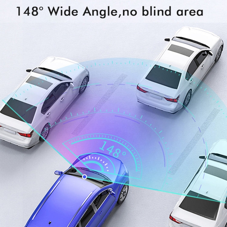 Anytek M12 Rearview Mirror Driving Recorder Dual Record 2K Touch Screen Reverse M12