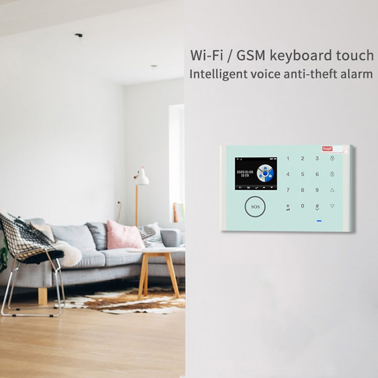 Tuya CS118 WIFI+GSM Smart Voice Alarm System Compatible with Amazon Alexa and Google Assistant