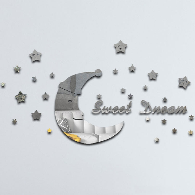 Mirror Wall Stickers Home Decor Soft Mirror SweetDream 32Pcs/Set