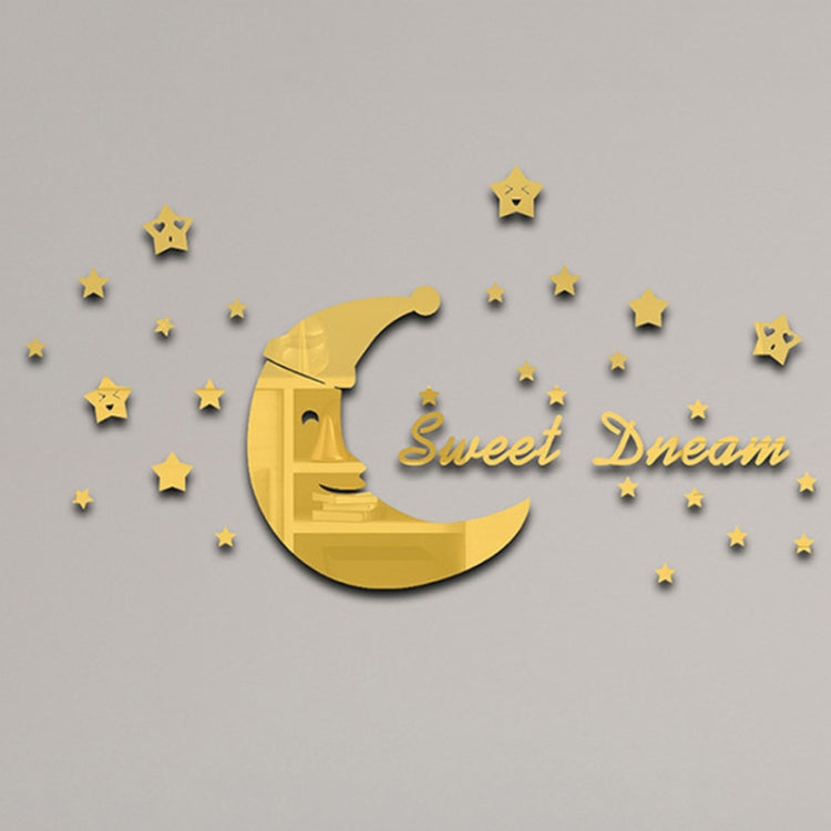 Mirror Wall Stickers Home Decor Soft Mirror SweetDream 32Pcs/Set
