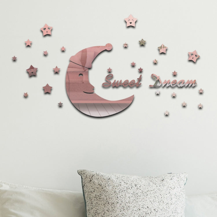 Mirror Wall Stickers Home Decor Soft Mirror SweetDream 32Pcs/Set