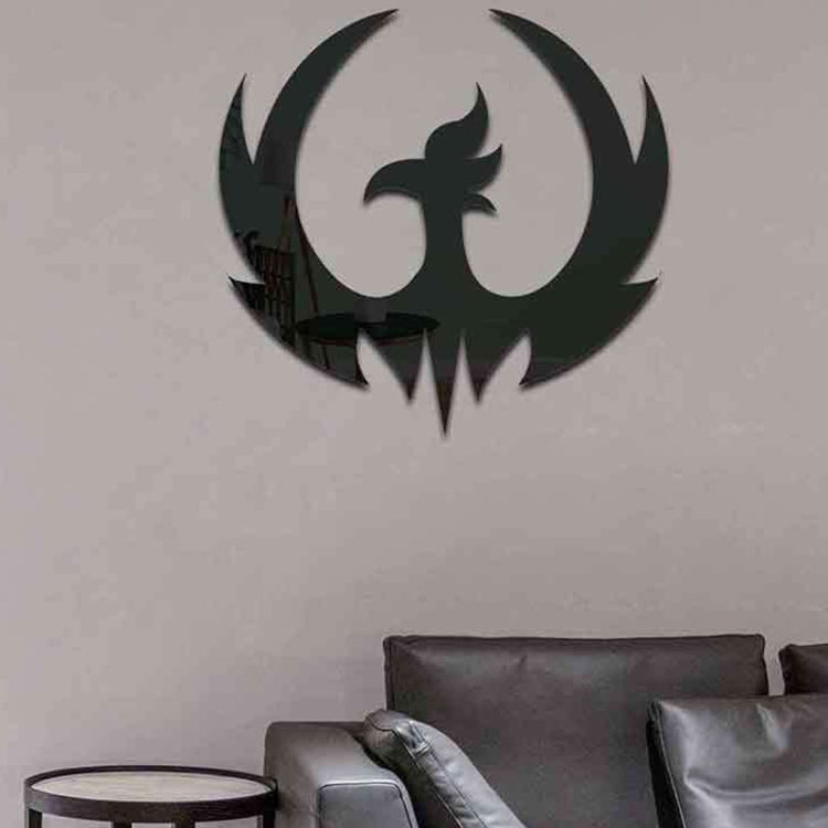 Acrylic Spread Wings Bird Mirror Stereoscopic Wall Stickers