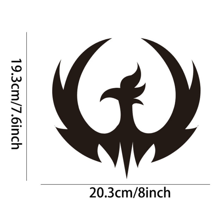 Acrylic Spread Wings Bird Mirror Stereoscopic Wall Stickers