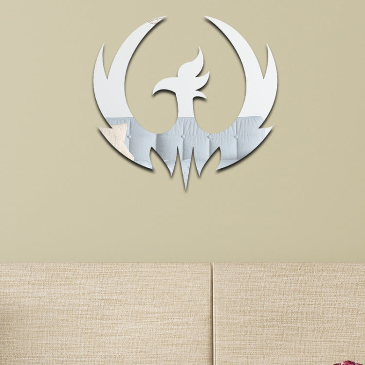 Acrylic Spread Wings Bird Mirror Stereoscopic Wall Stickers