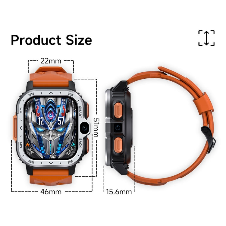 Bluetooth Smart Watch 2.02 Inch Screen LOKMAT APPLLP 4 MAX