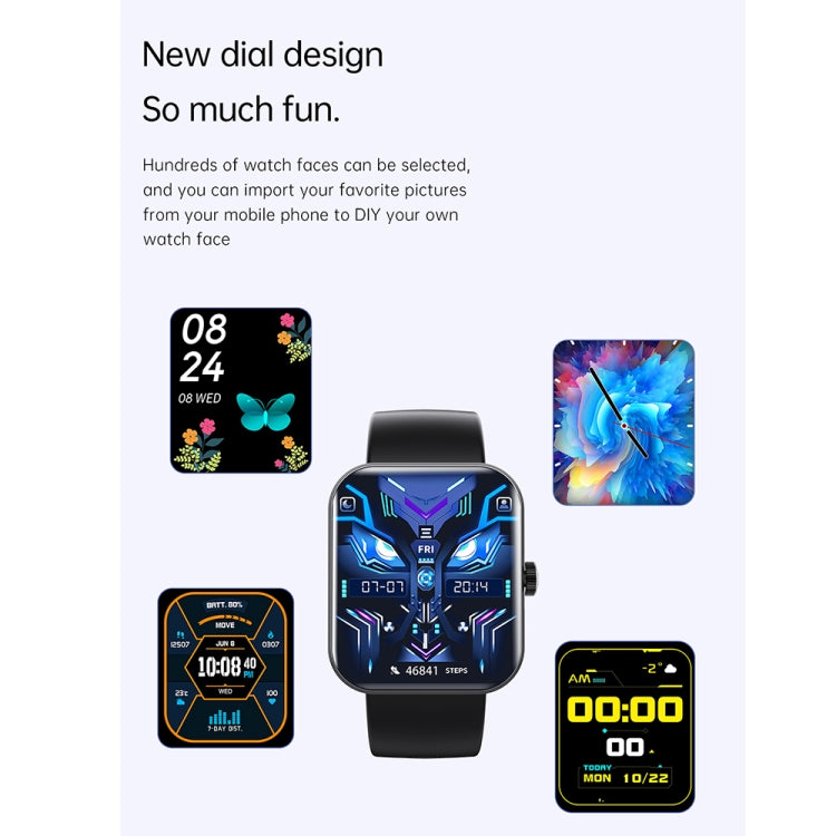 Smart Watch with Bluetooth Call IP67 2.0 Inch Screen F16