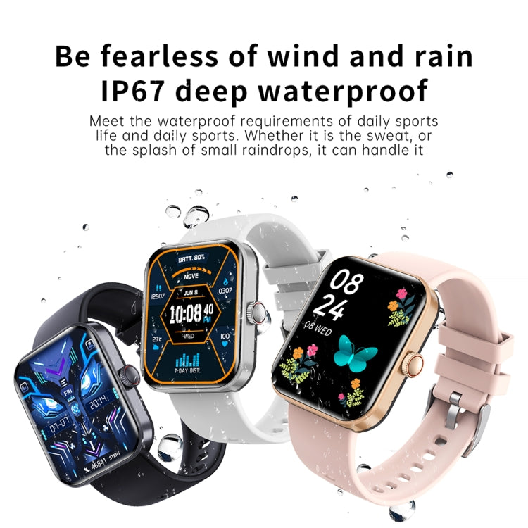 Smart Watch with Bluetooth Call IP67 2.0 Inch Screen F16
