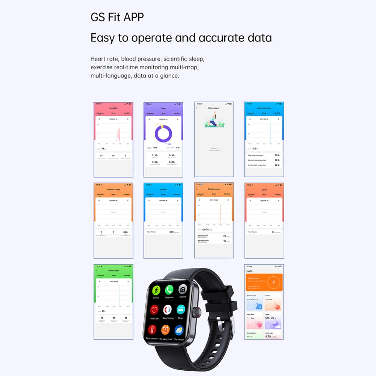 Smart Watch with Bluetooth Call IP67 2.0 Inch Screen F16
