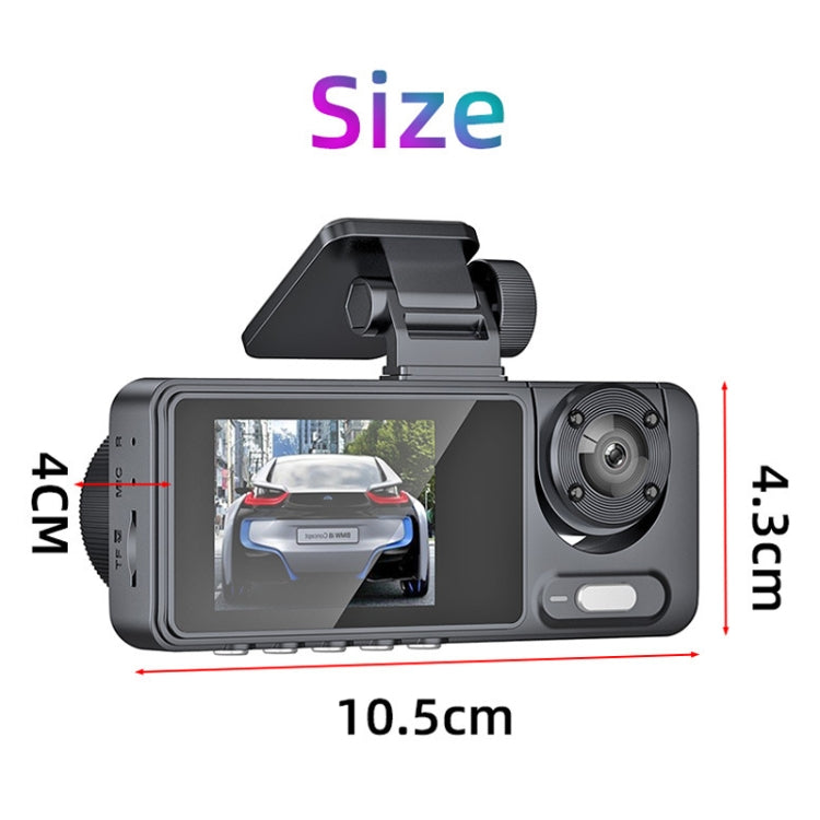 Videcamara De Conducción Con Visión Nocturna De Alta Definición Dual Recording