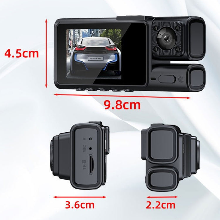 3-Lens HD 1080P Infrared Night Vision WIFI Driving Video Camera