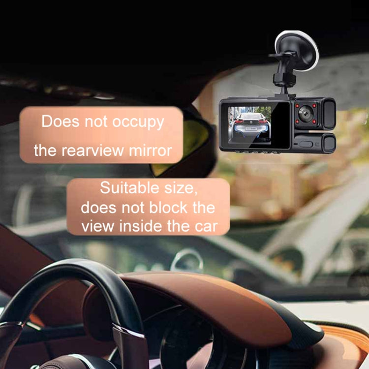 3-Lens HD 1080P Infrared Night Vision WIFI Driving Video Camera
