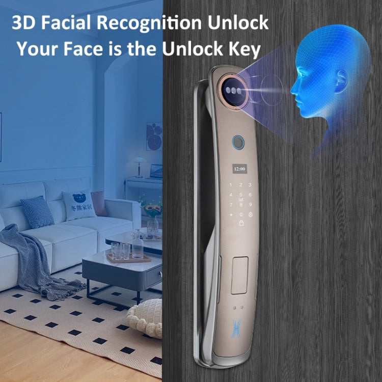 Locstar M6 3D Face Recognition Door Lock Compatible with App Unlock