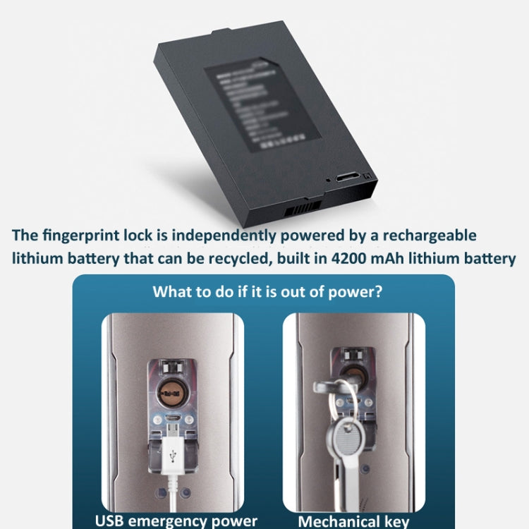 Locstar M6 3D Face Recognition Door Lock Compatible with App Unlock