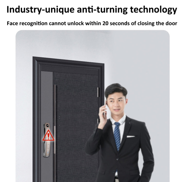 Locstar M6 3D Face Recognition Door Lock Compatible with App Unlock