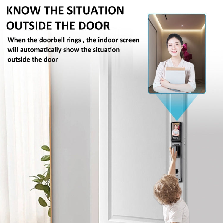 Locstar M6 3D Face Recognition Door Lock Compatible with App Unlock