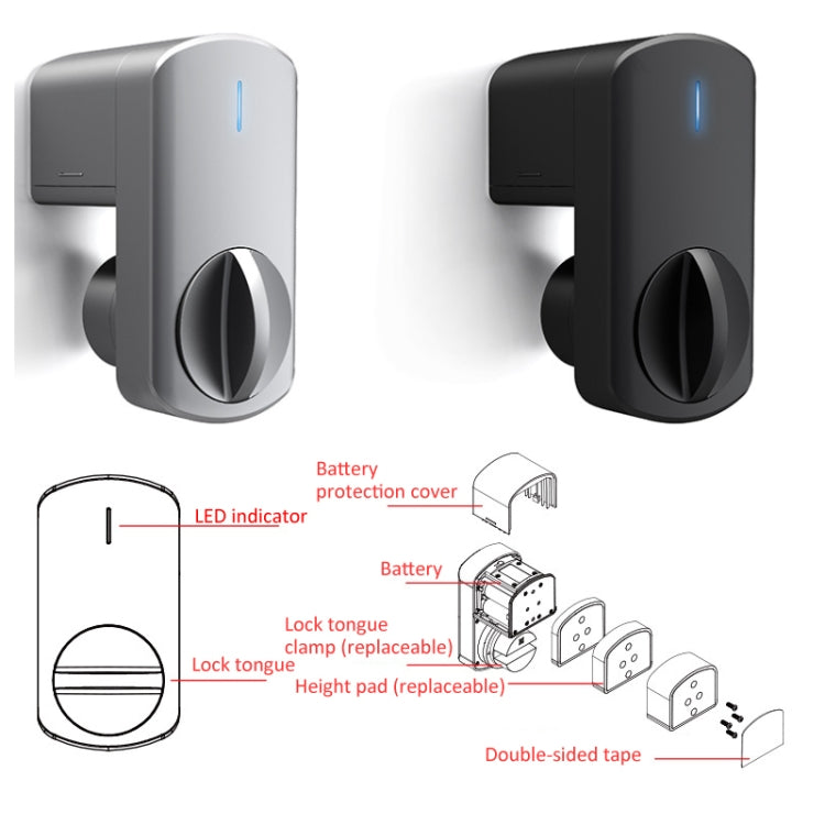Cerradura Inteligente Para Puerta Interior Con Bluetooth Locstar C93