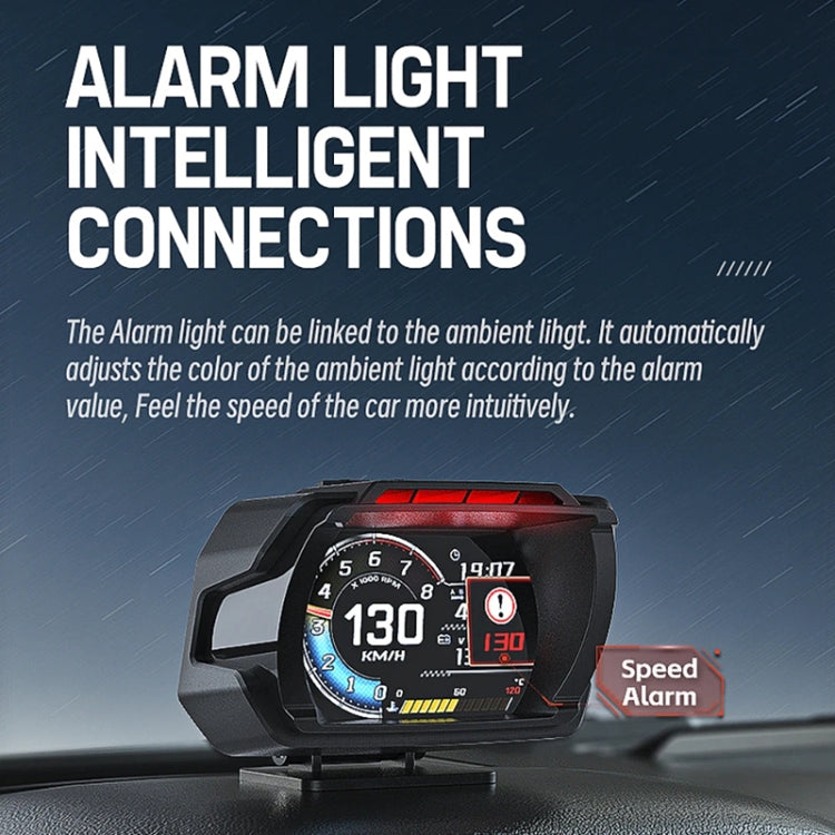Head-up Display HUD OBD LCD Mileage Speedometer