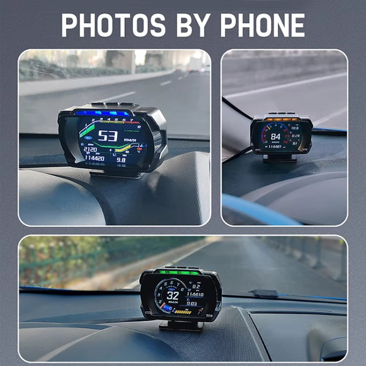 Head-up Display HUD OBD LCD Mileage Speedometer