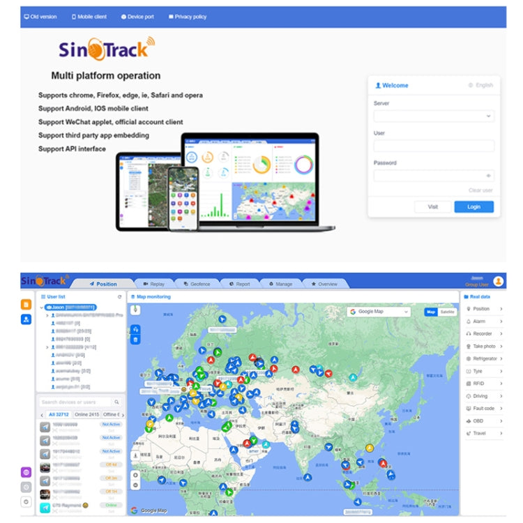 SinoTrack 2G OBD GPS Anti-Theft Real-Time Positioning Tracker