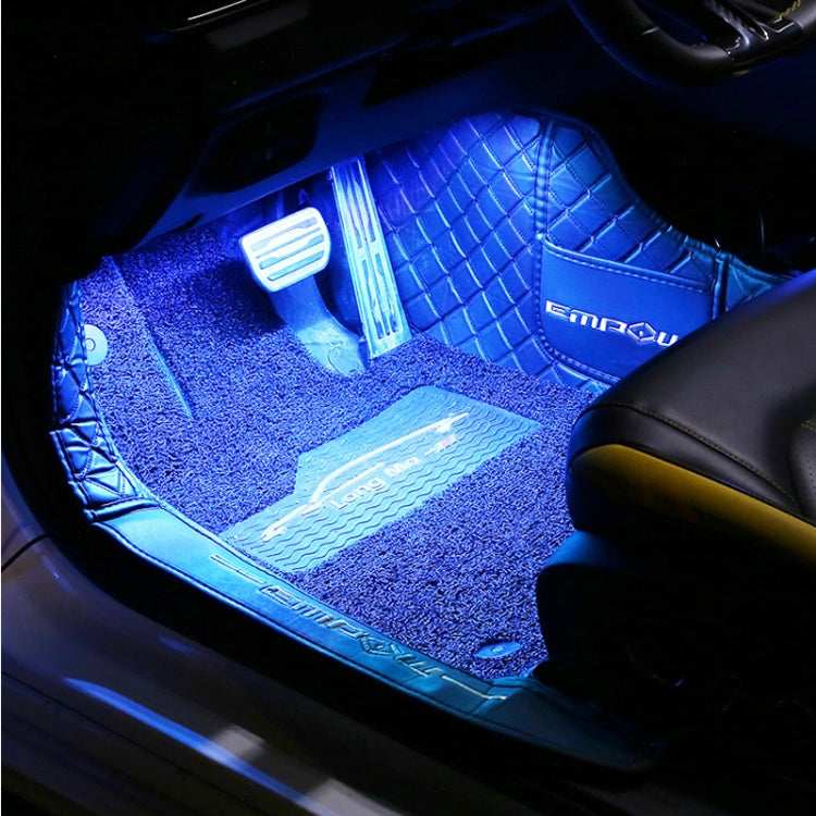 Luz LED Ambiente Con Ritmo Musical Para Coche Con Control Por Voz Y 8 Colores 5V USB