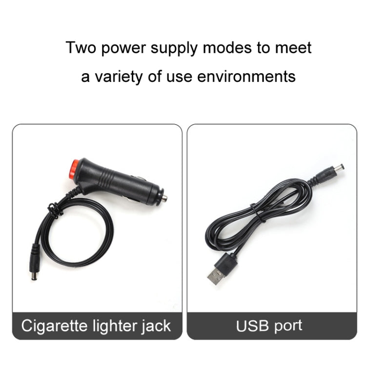 Luz LED Ambiente Con Ritmo Musical Para Coche Con Control Por Voz Y 8 Colores 5V USB