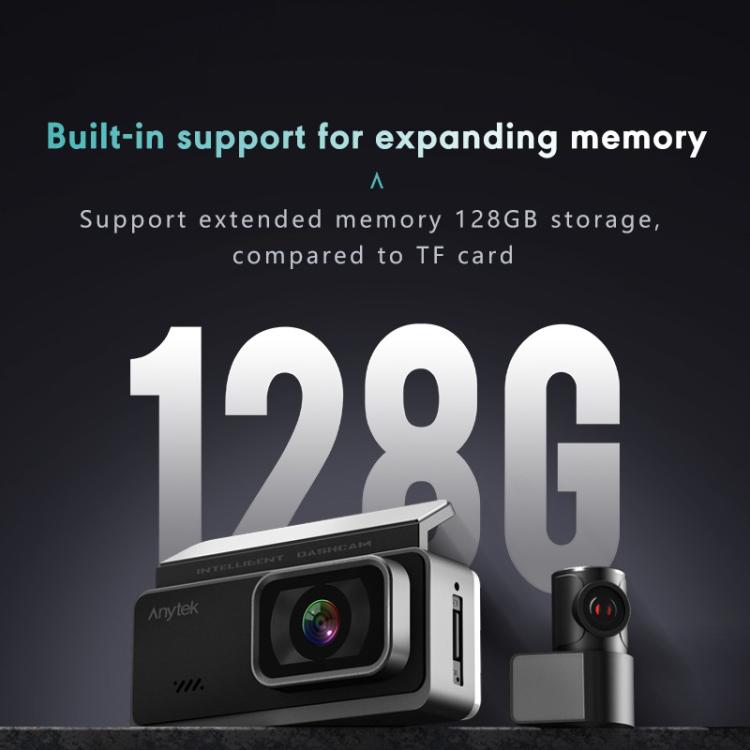 Videocamara Dual De Visión Nocturna Para Automóvil Anytek T1 PRO 3.2 Pulgadas 2K HD