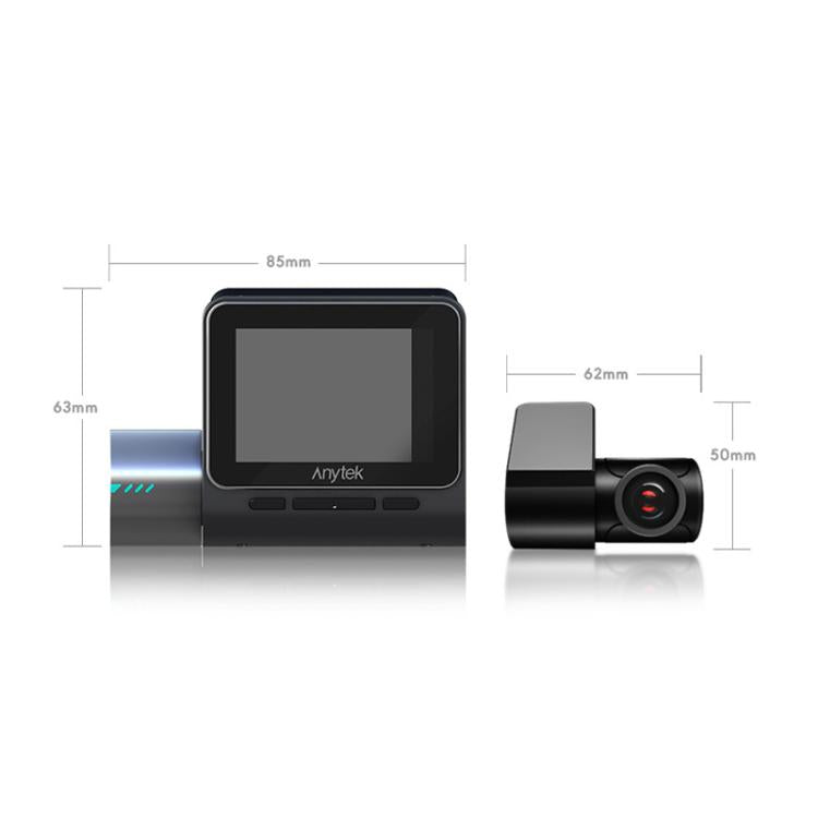 Anytek T3 PRO 2-Inch 2K HD Night Vision Car Video Camera
