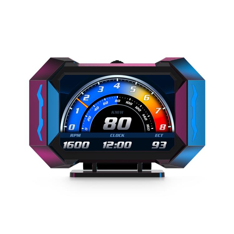 Universal Speedometer P25 Car HUD Head-up Display OBD+GPS LCD Multifunctional