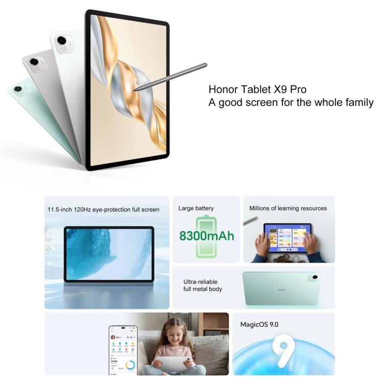 Honor Pad X9 Pro WiFi 11.5 Inch 8GB+128GB Tablet
