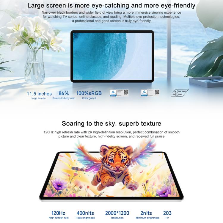 Honor Pad X9 Pro WiFi 11.5 Inch 8GB+128GB Tablet