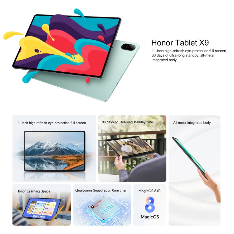 Honor Pad X9 11-Inch Tablet 6GB+128GB
