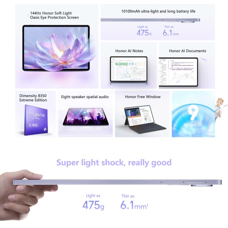 Honor Pad V9 11.5 Inch Tablet 8GB+256GB