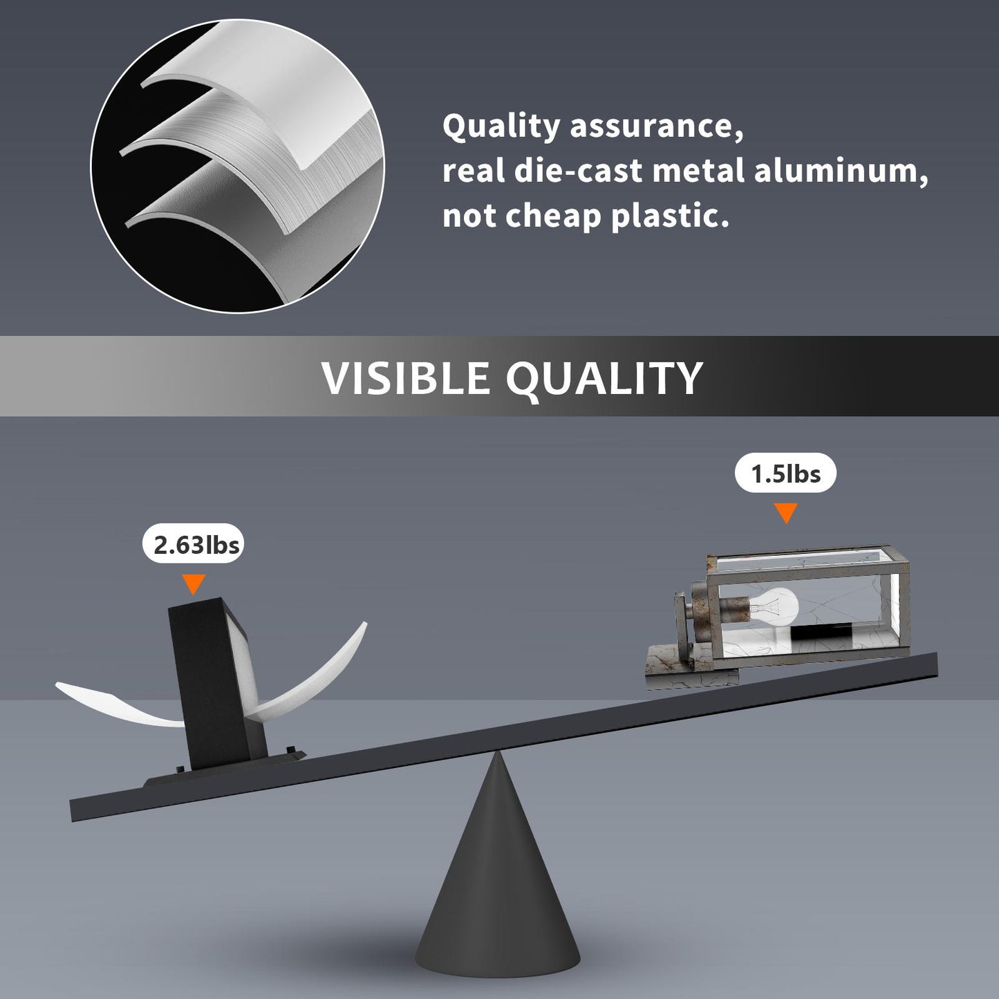 Apliques de Pared de Aluminio Para Exteriores Con Iluminación Hacia Arriba Y Hacia Abajo