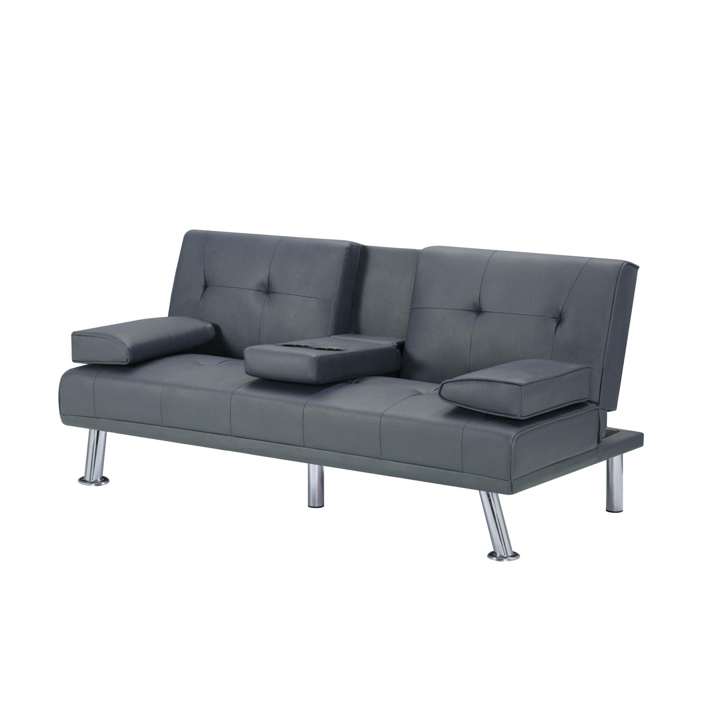 Sofá Cama Tipo Futón de 66,1” (PU) - Alex Bazar Mx
